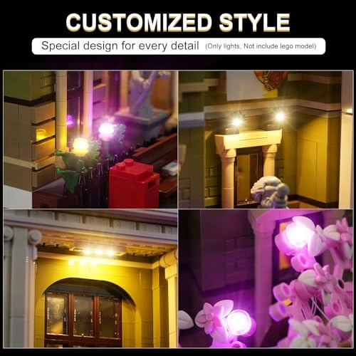 LED Light Kit for LEGO 10326 Natural History Museum - ABS copper