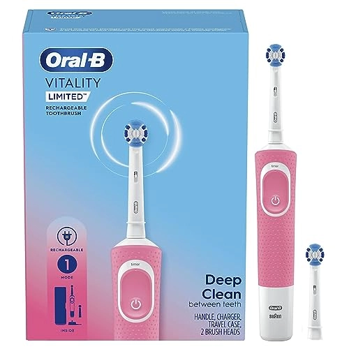 Vitality Limited Precision Clean - 1 Refill Pink Rechargeable