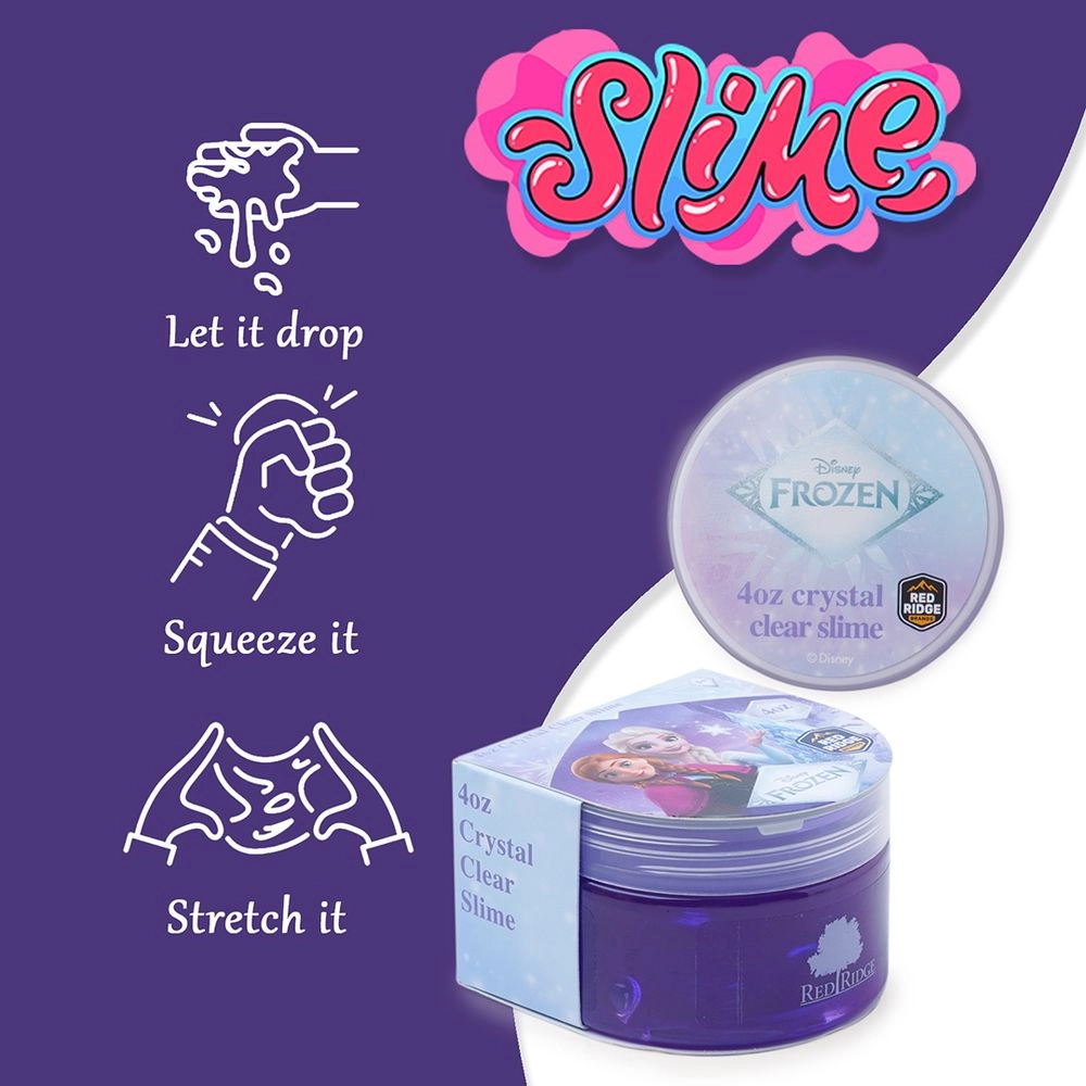 Disney Frozen Crystal Clear Slime - 3 years+