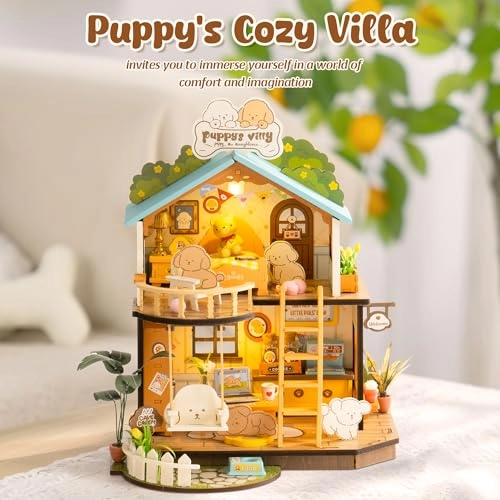 Miniature House Puppy Villa