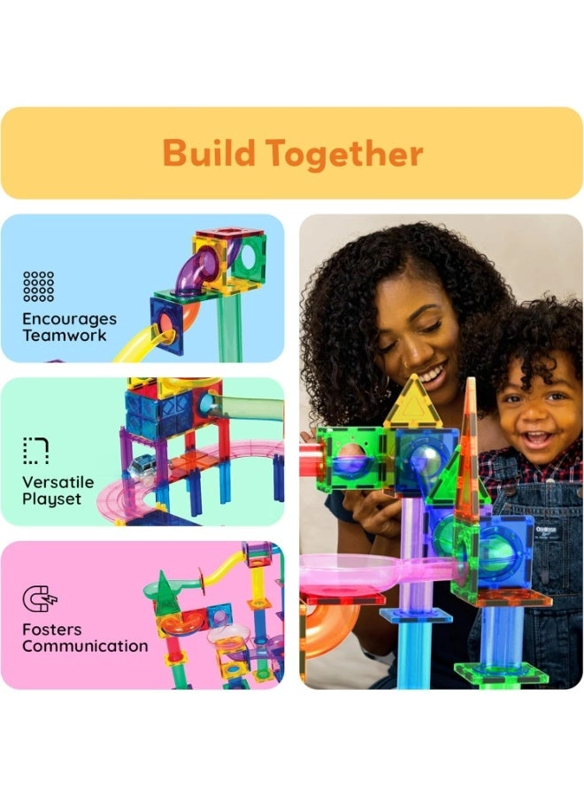3-in-1 Magnetic Marble Run & Race Track (PTG108)