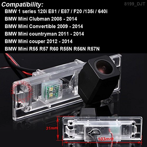 CCD car rear view camera - Night Vision Wireless 1280 x 720 pixels