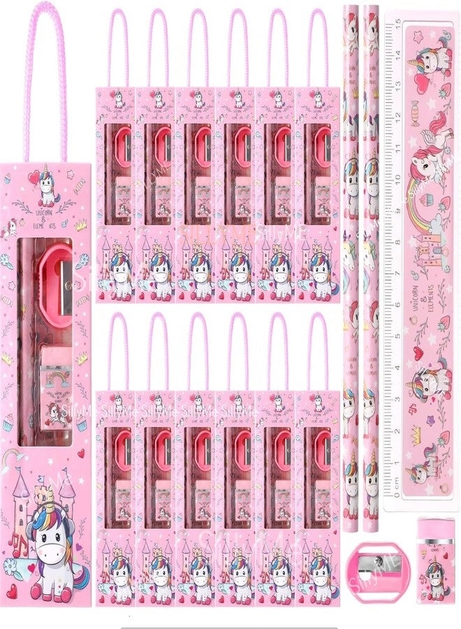 Sillyme Unicorn Stationery Set - 12pcs Pack
