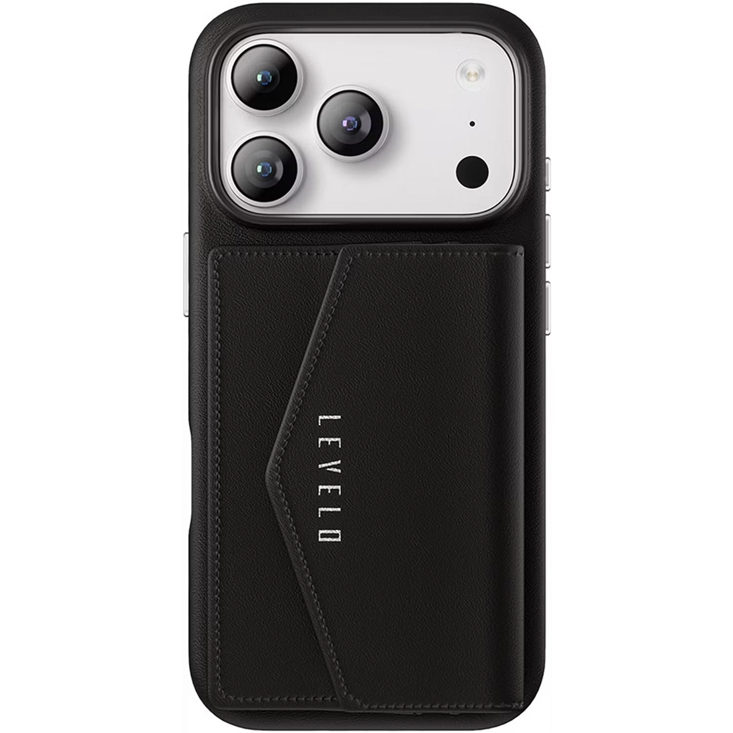 LEVELO Vertex Wallet Case with MagSafe for iPhone 17 Pro