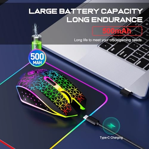 Dual Mode Wireless Mice - 2.4G BT5.2