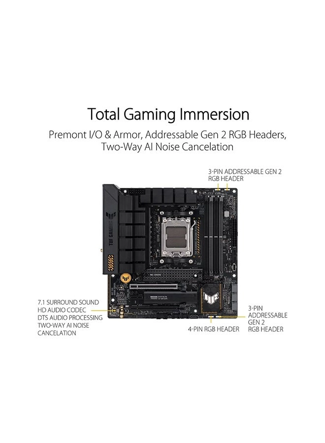 TUF GAMING B650M-PLUS - Micro-ATX AM5 Socket AMD B650 Chipset