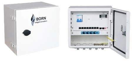 BORN ELEGANT CREATIONS BIQ808PE2F4SC-120W - 8 120W DC52V 10/100Mbps 115W