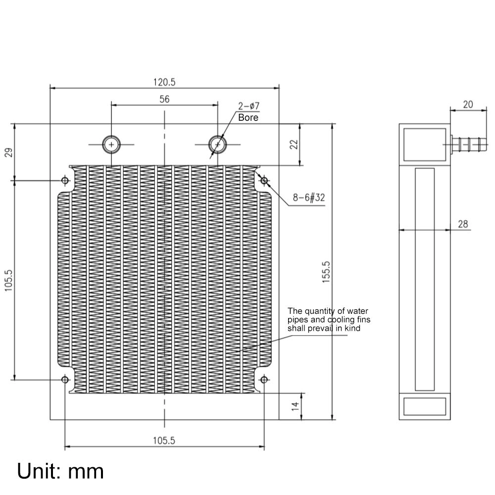 Water Cooling Radiator