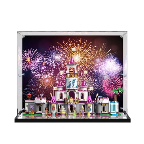 Acrylic display case - 55 x 15 x 40 cm With Background+mirror