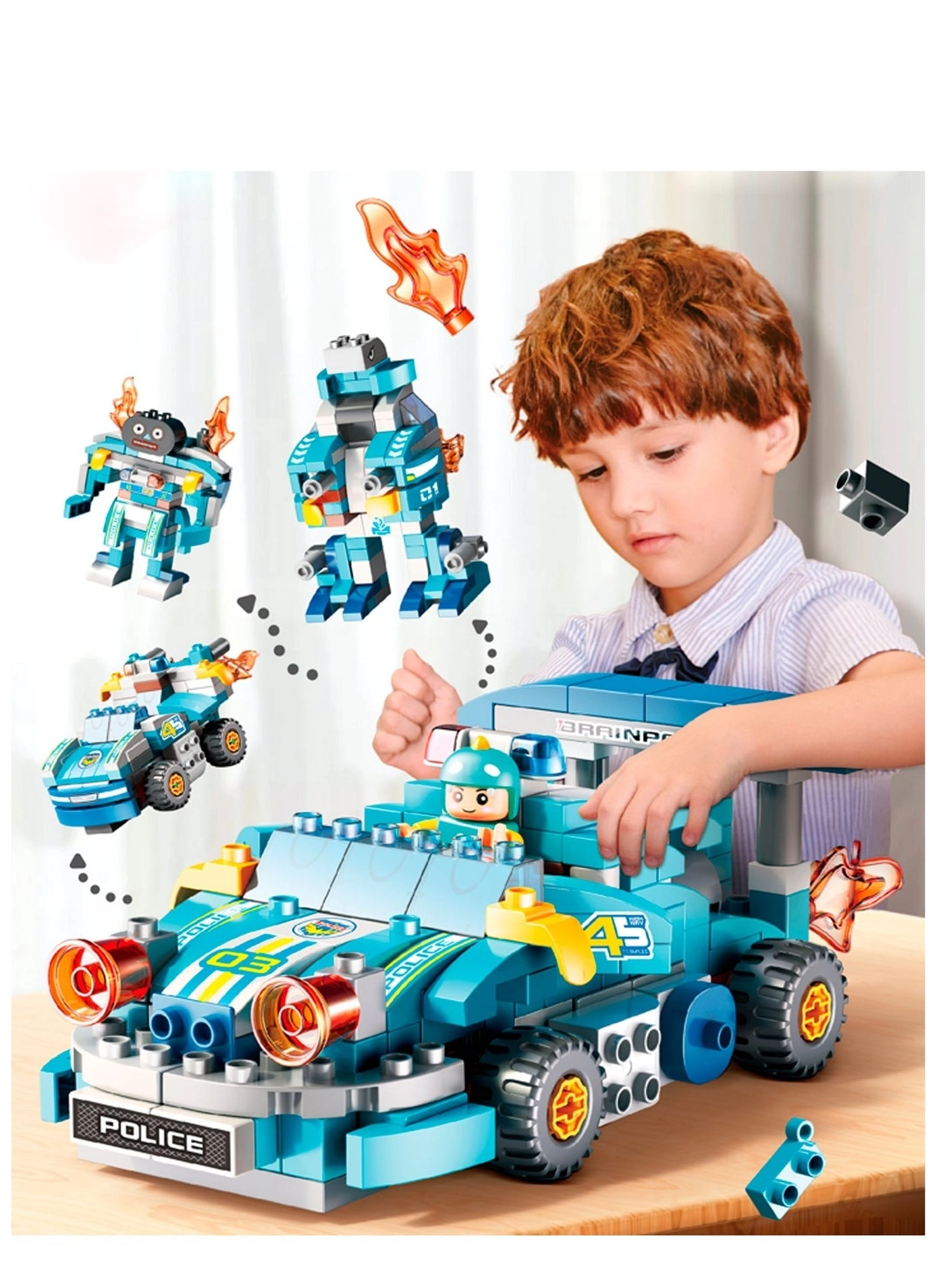 Building Blocks Set - Police 182pcs