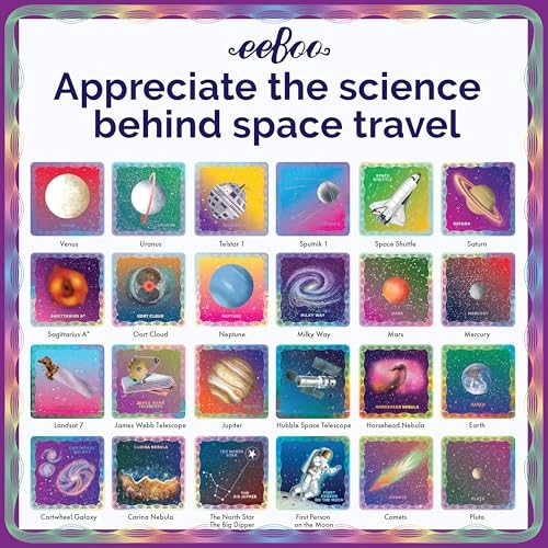 Shiny Space Memory & Matching Game - 5+ 24 Pairs