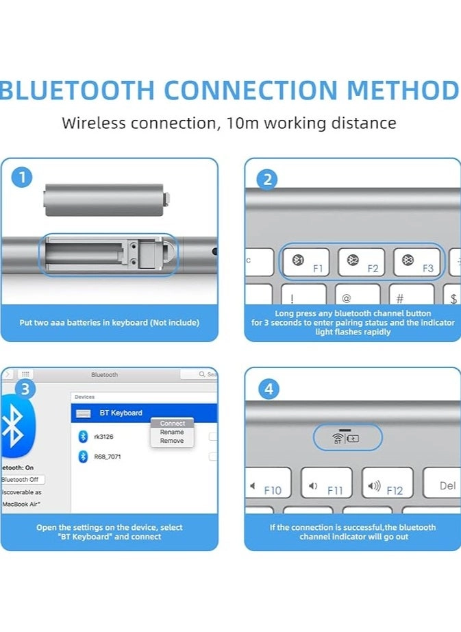 Wireless Bluetooth Keyboard - Wireless