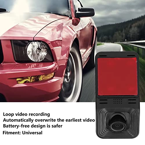 Depisuta Car Dash Camera, Motion Detection USB Driving Video Recorder ABS Sensitive for Auto