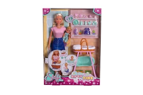 Steffi LOVE Playset - 29 cm includes cradle bathtub potty