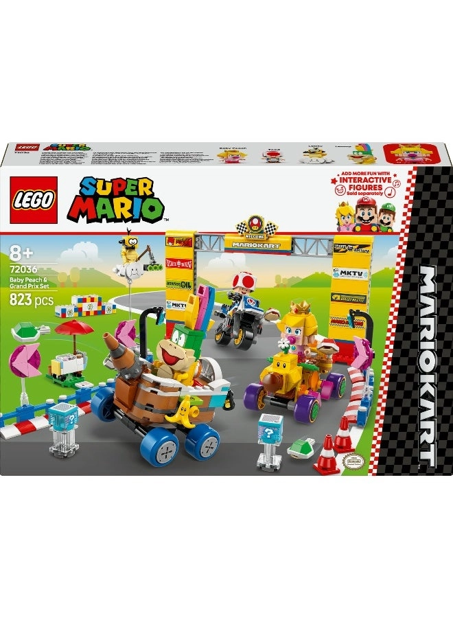 Super Mario Mario Kart Baby Peach & Grand Prix Set (72036)