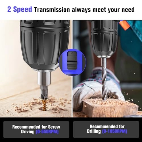 Cordless Screwdriver - 2000 Milliamp Hours