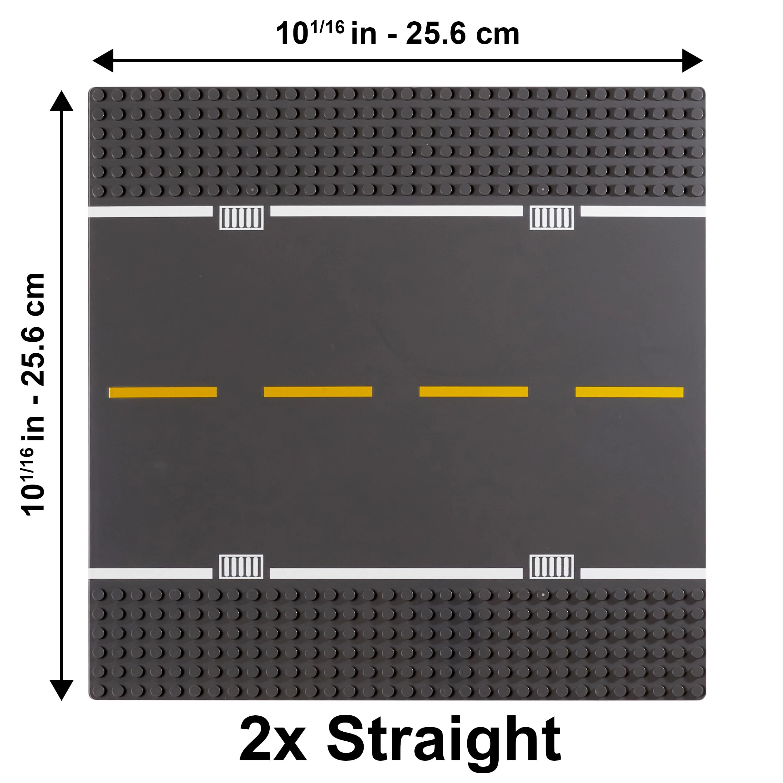 Road Baseplate - Plastic 6pcs