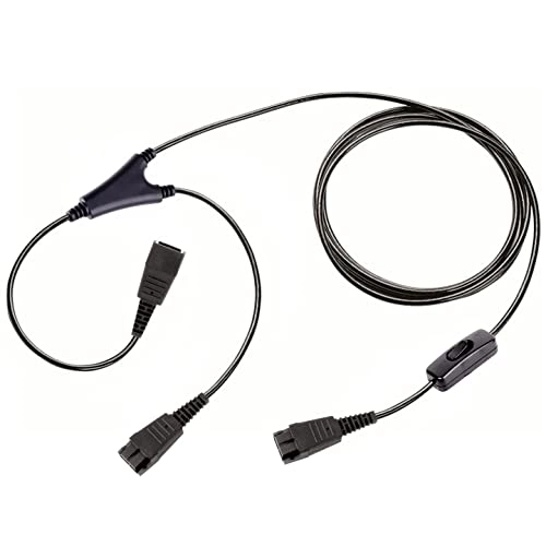 Quick Disconnect Cord for Jabra Headsets - Mute Button