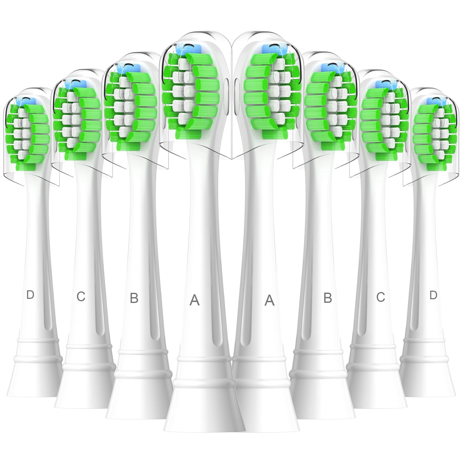 Sulkiwe compatible with Philips Sonicare Senstive Replacement Brushes - 8 piece(s) White