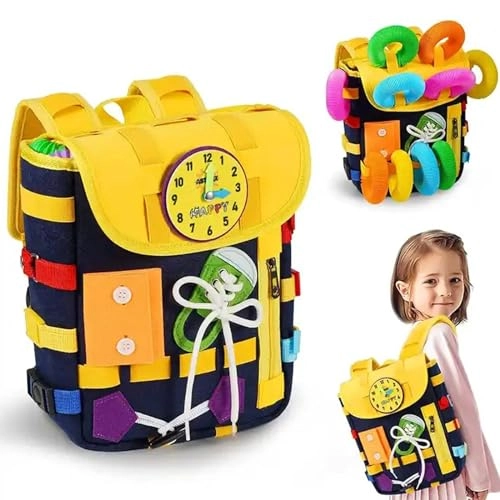 Busy Board School Bag
