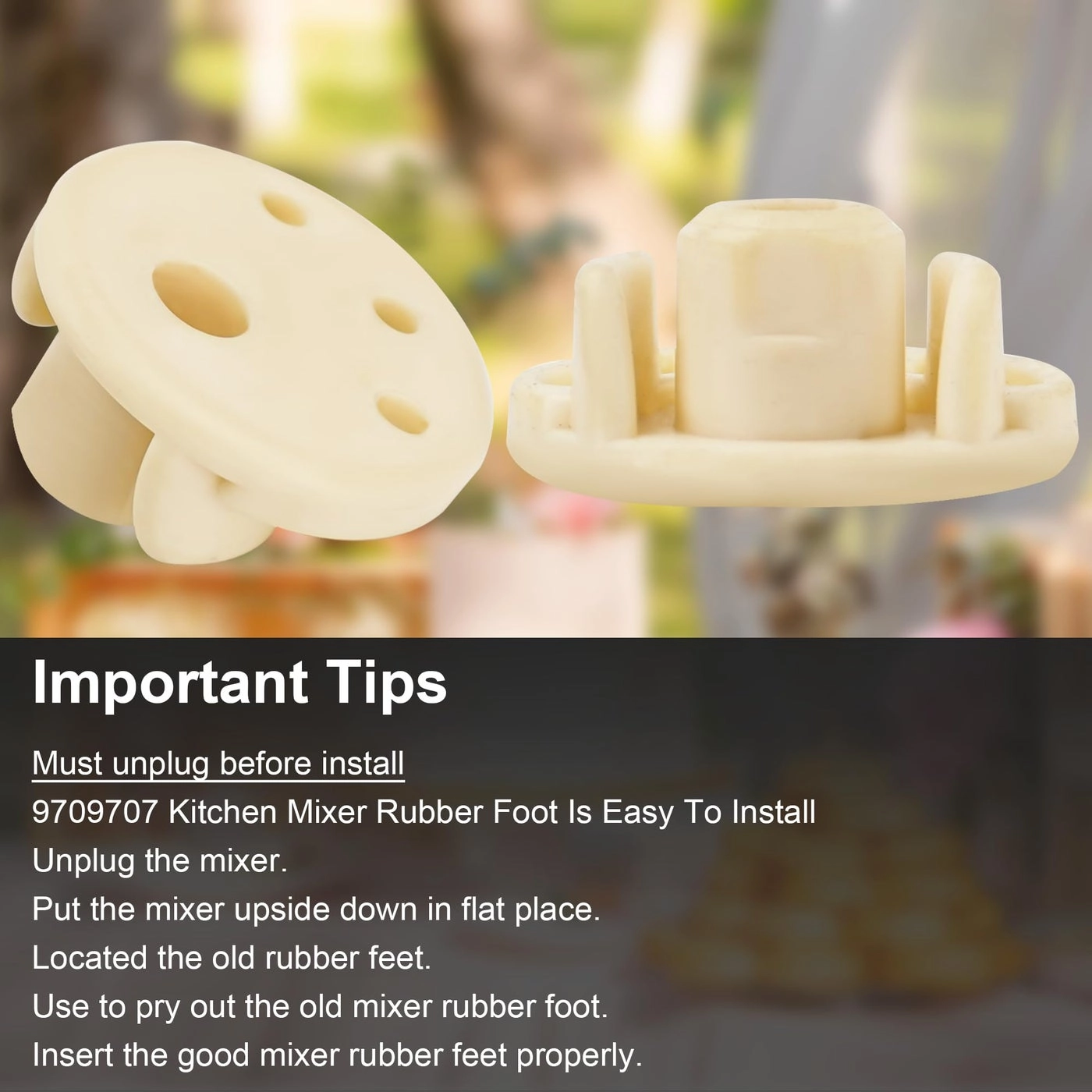 Mixer Bottom Rubber Foot