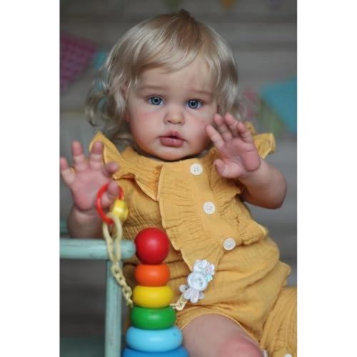 Reborn Baby Doll - 24 in Silicone Vinyl Toddler Girl Ages 3+