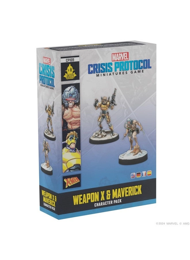 Atomic Mass Games Marvel: Crisis Protocol: Weapon X & Maverick Character Pack