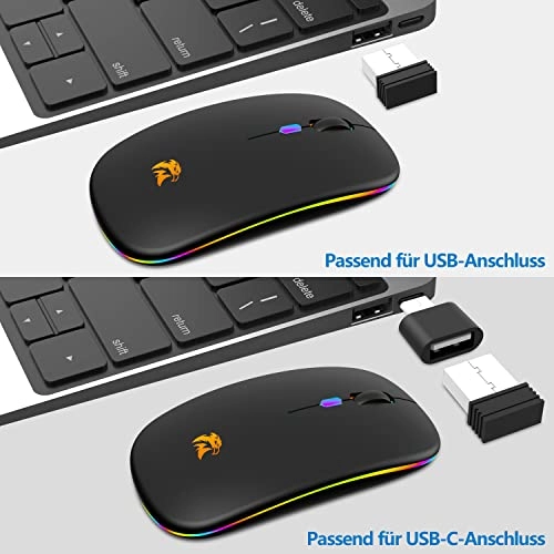 Rechargeable Wireless Mouse - Bluetooth