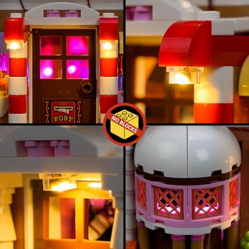 LED Light Set - Compatible with 40809 Festive Gingerbread House Battery Powered