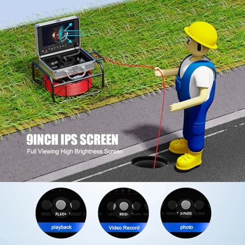 Sewer Pipe Inspection Camera - 5mm 50m