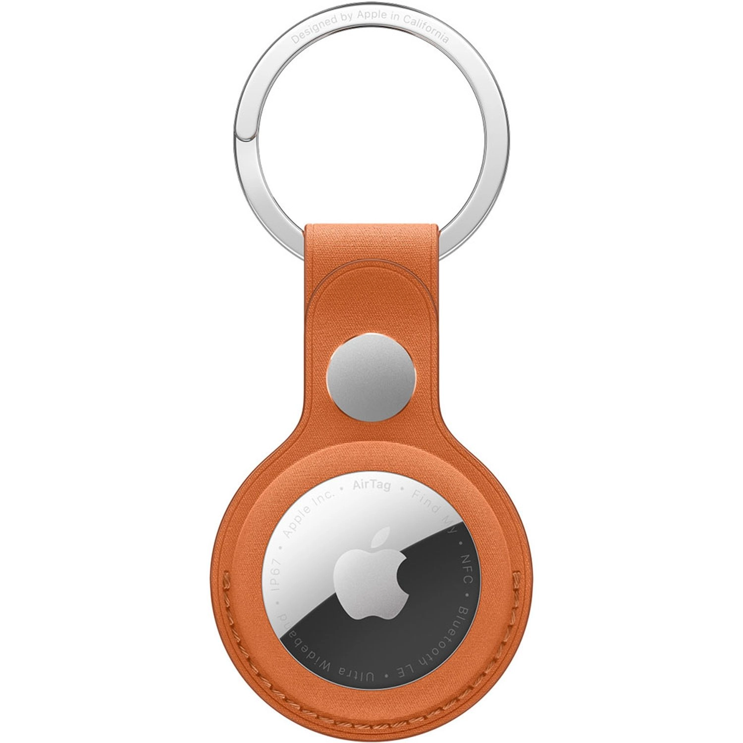 Apple FineWoven Key Ring - Orange for AirTag