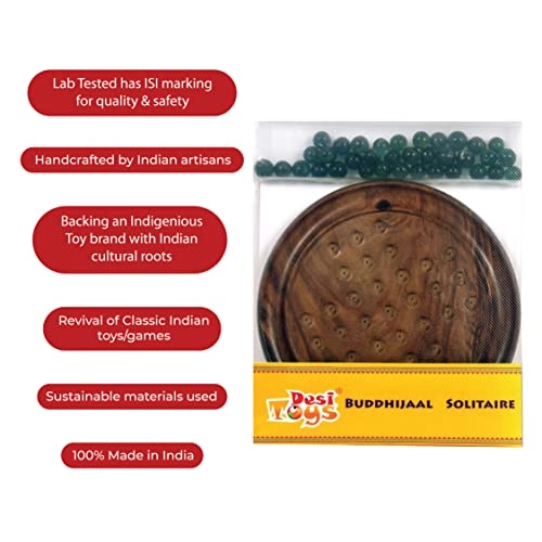 Brainvita Puzzle (DT-DL-349-BuddhiJaal) - 34 pcs