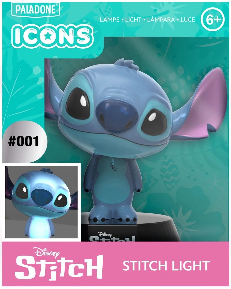 Stitch disney Icon Light - 2x AA batteries blue