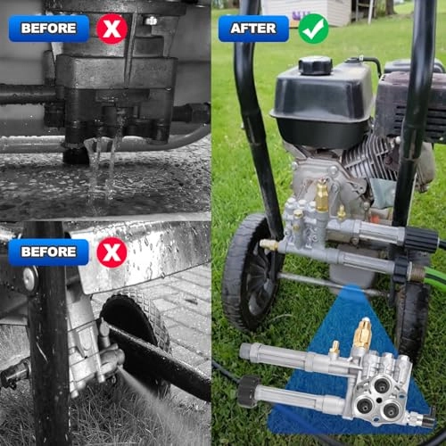 Pressure Washer Pump Head Assy - Compatible with RMW/SRMW Series