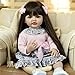 Reborn Baby Doll - 22inch 55cm Vinyl Silicone Girl Long Hair Ages 3+