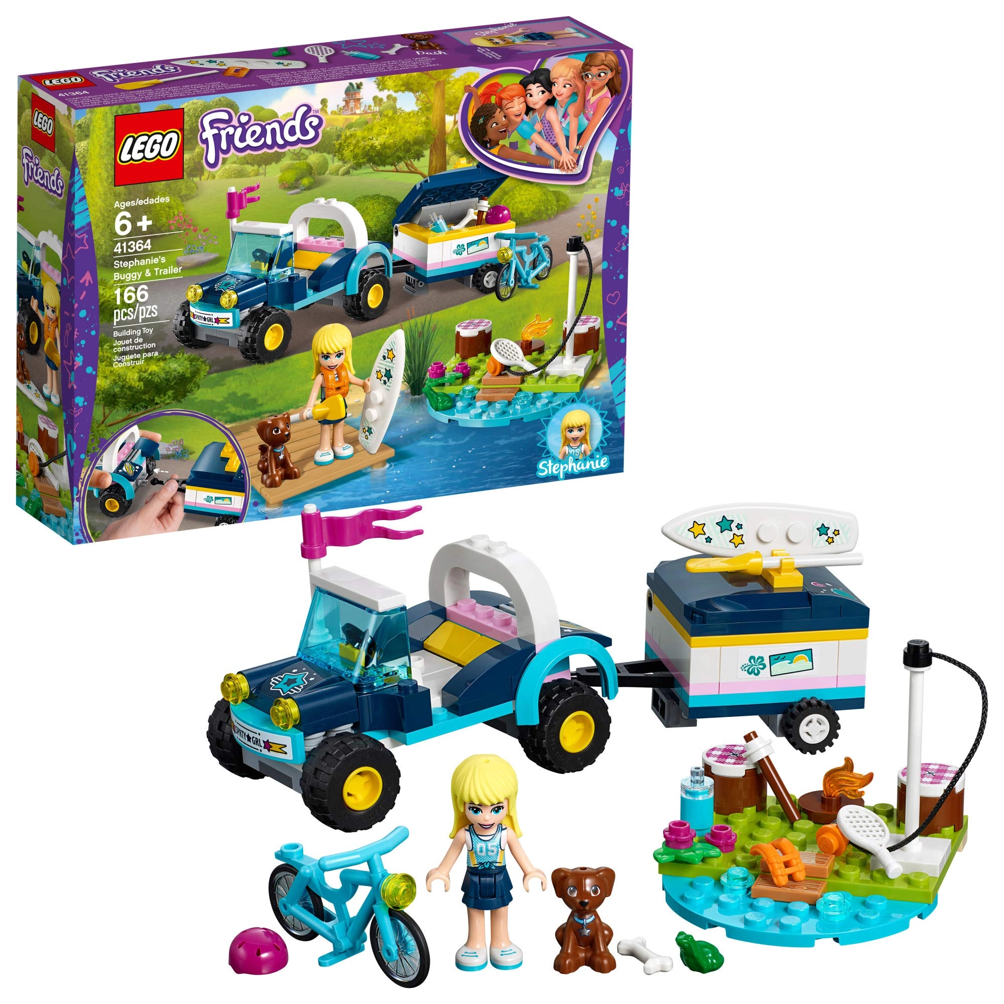 LEGO Friends Stephanie's Buggy & Trailer (41364) - Multicolor
