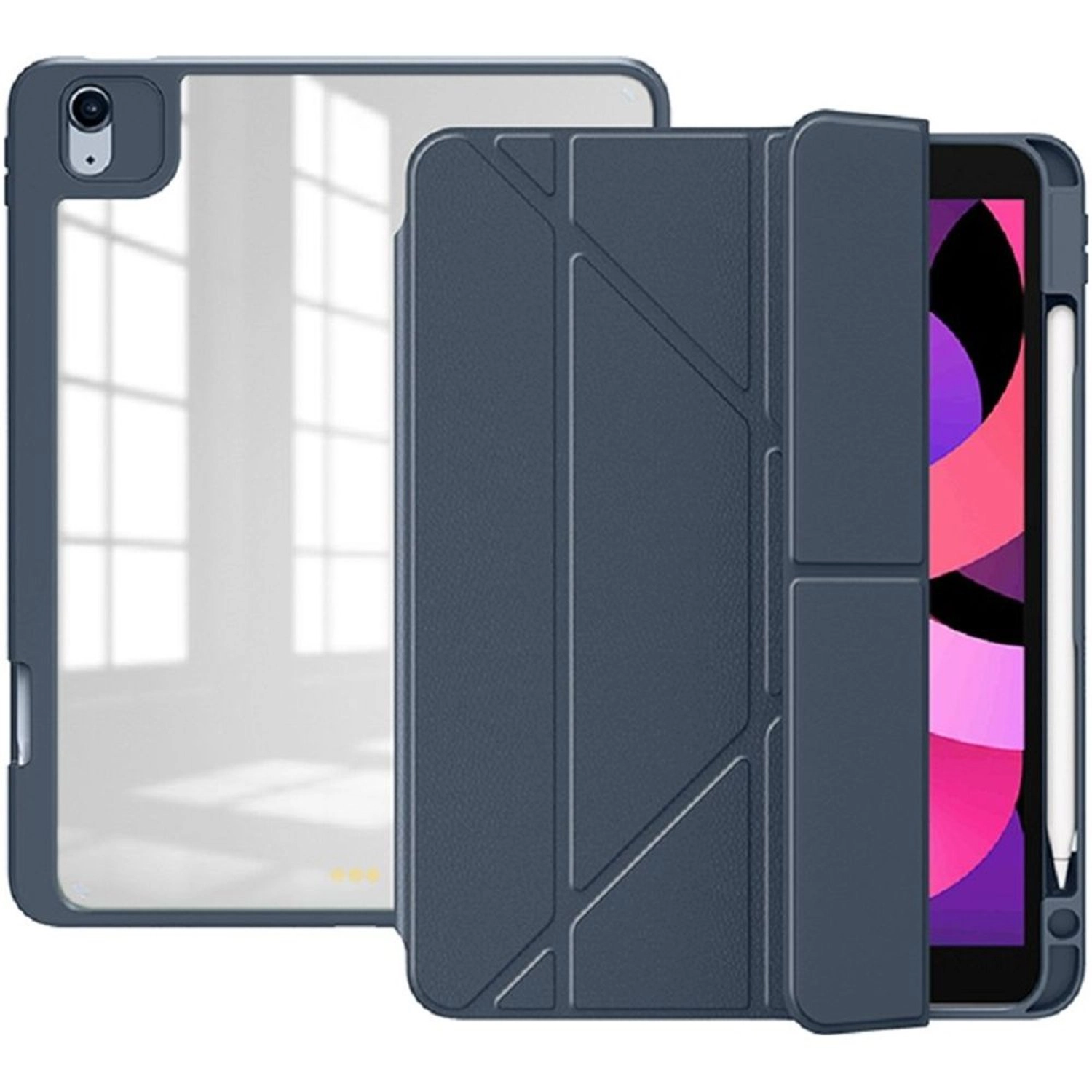 Tri-fold Folio Case with Pencil Holder for iPad Pro 12.9-inch