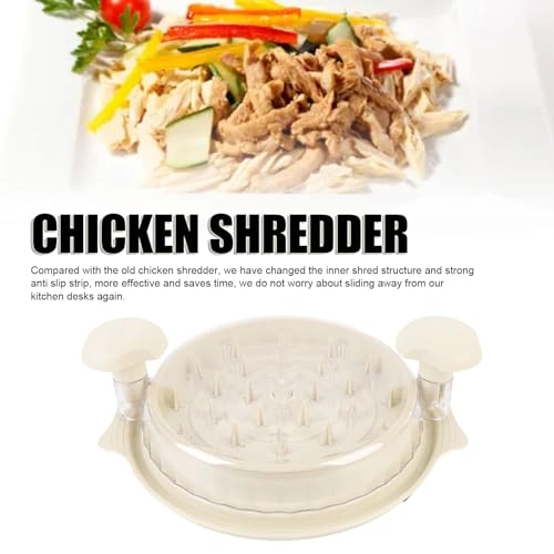 Chicken Shredder - Transparent Lid White