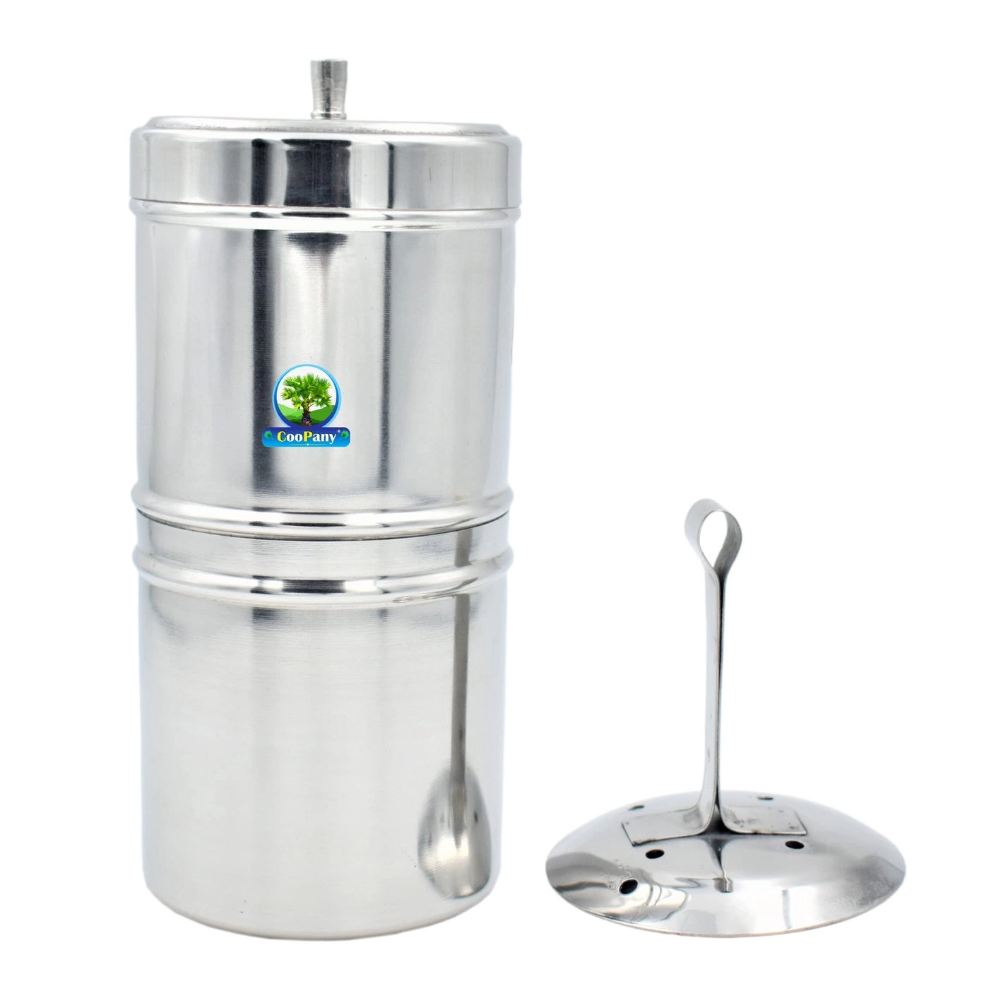 South Indian Filter Coffee Maker + Traditional Kumbakonam Dabara Set