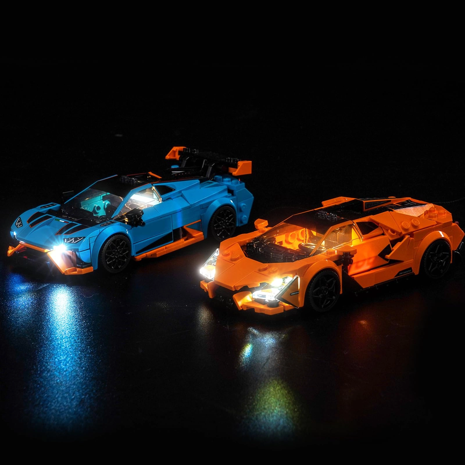 LocoLee Light kit Compatible with Lego 77238 Lamborghini Revuelto & Huracán STO - Standard Version USB