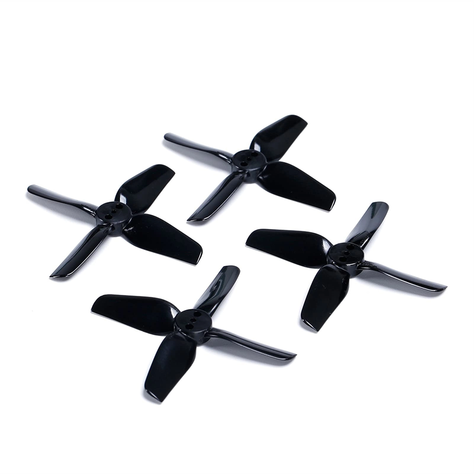 Propeller - 4-Blade 2 inch 2Pairs Black