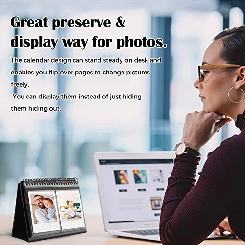 3.5x4.5" 64 Pockets Polypropylene Paper Photo Album