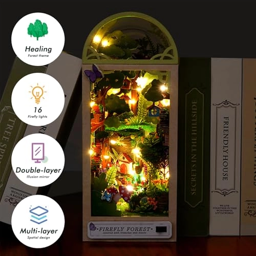 DIY Puzzle Dollhouse Kit - forest of the fireflies
