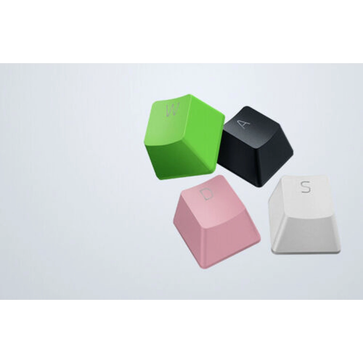 BT Keycap+Coiled Cable Upgrade Set - Standard bottom row US and UK layout USB-C to USB-A