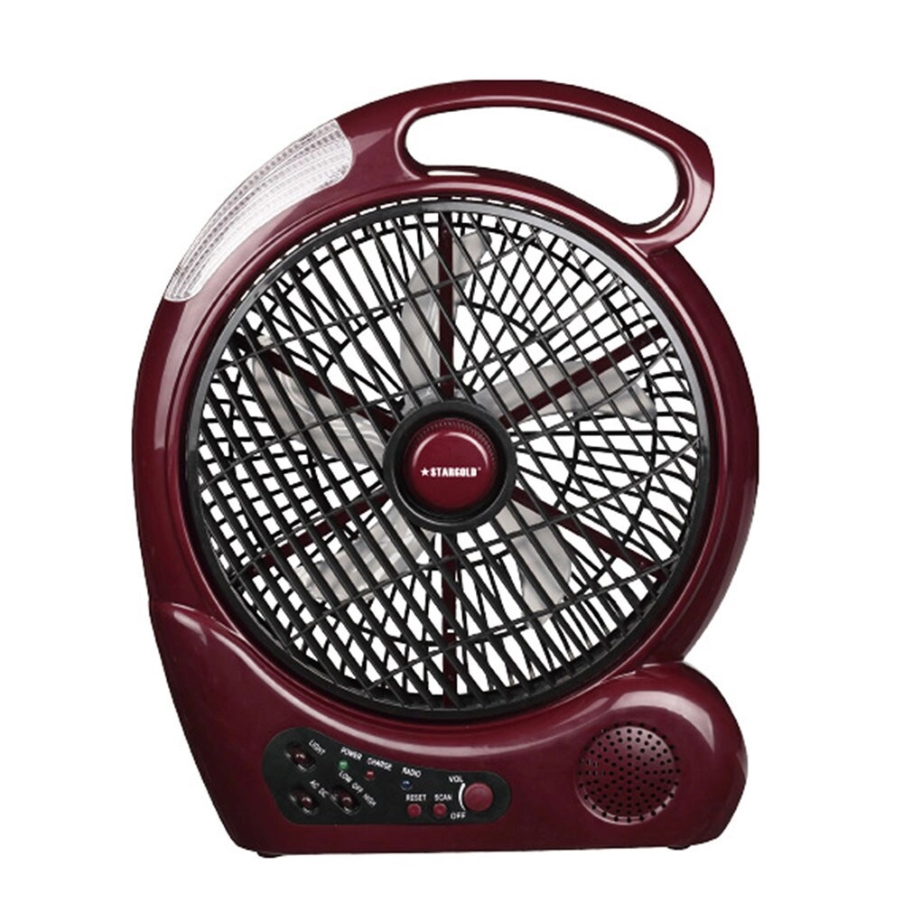 Rechargeable Oscillating Fan - 10 Inch