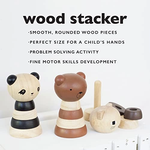 Wooden Stacker - 18 months and up 1 pieces