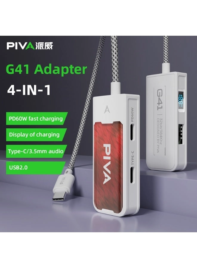 G41 - Type-C compatible with Type-C devices, iPhones with Type-C ports, and iPads