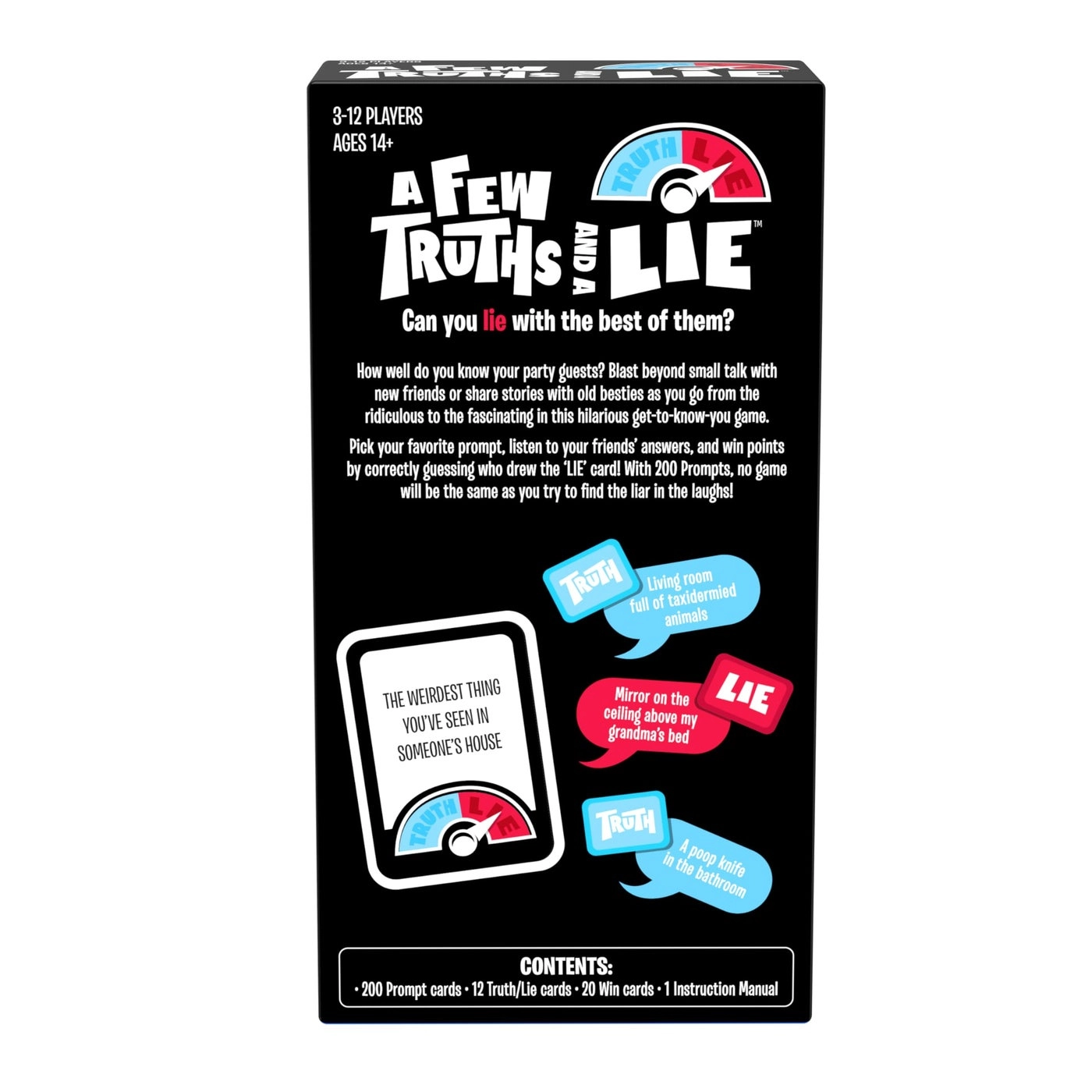 A Few Truths and a Lie - English Ages 14+