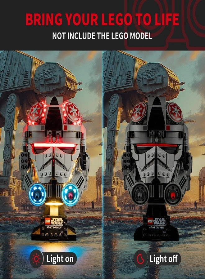 2.0 Light Kit for LEGO 75429 AT-AT Driver Helmet - LED Lighting