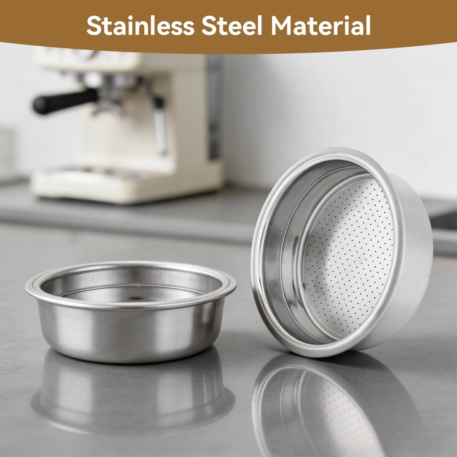 Coffee Filter - 51mm Double Layer Pressurized